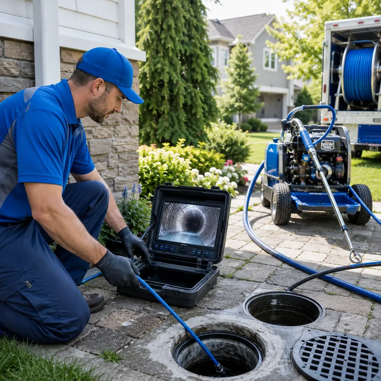 Outdoor drain cleaning professionals serving Huntingdon, TN